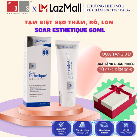 Kem xóa Sẹo Thâm, Sẹo Rỗ Rejuvaskin Scar Esthetique 30ml - Giúp Làm Mịn Da, Ngăn Ngừa Sẹo Lõm hiệu quả từ Mỹ