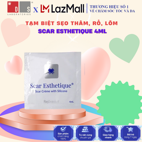 Kem Xóa Sẹo Thâm, Lấp Đầy Sẹo Rỗ Rejuvaskin Scar Esthetique 10ml - Giúp Làm Lành Nhanh Chóng, Kháng Khuẩn, Chống Oxy Hóa Da