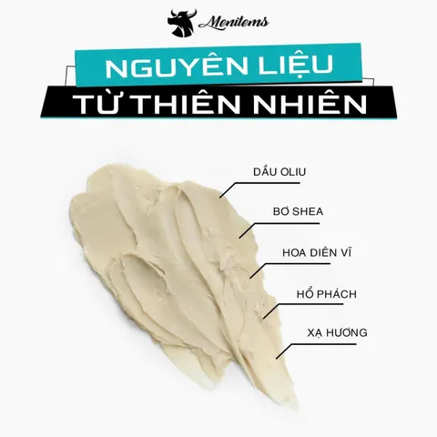 Sáp Vuốt Tóc Menitems Pomade Hương Nước Hoa Giữ Nếp Tự Nhiên 16 Giờ, Dưỡng Tóc Khỏe, Dễ Gội Sạch - 50g