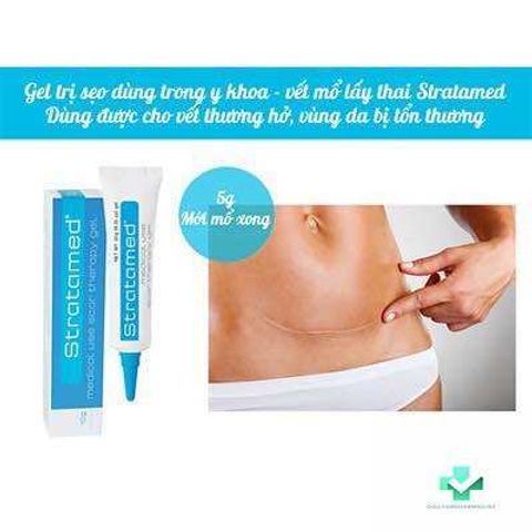 Gel Stratamed làm mờ sẹo - Phục hồi và ngăn ngừa sẹo lồi, sẹo phì đại từ Stratpharma Thụy Sĩ 30g