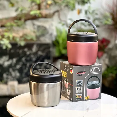 Cặp Lồng Giữ Nhiệt KELA Đức 1.2L - Thiết Kế Sang Trọng, Chất Liệu Inox Cao Cấp, Giữ Nhiệt 4-6 Giờ, Phù Hợp Đi Học, Đi Làm, Dã Ngoại