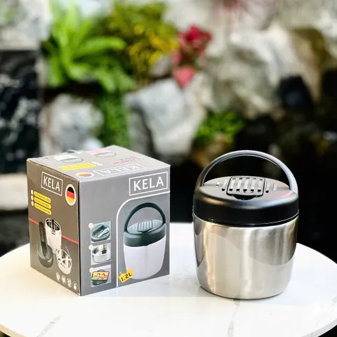 Cặp Lồng Giữ Nhiệt KELA Đức 1.2L - Thiết Kế Sang Trọng, Chất Liệu Inox Cao Cấp, Giữ Nhiệt 4-6 Giờ, Phù Hợp Đi Học, Đi Làm, Dã Ngoại