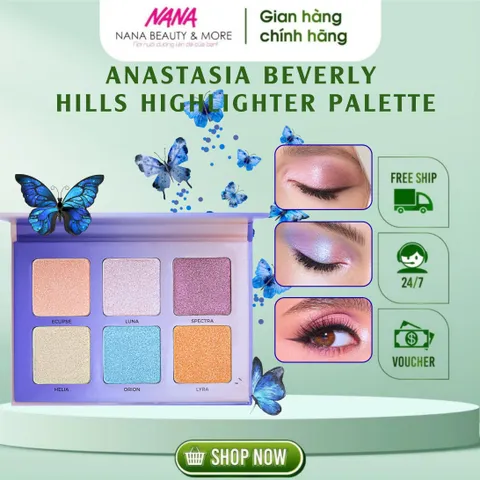Bảng Phấn Má + Highlight Aurora Glow Anastasia Beverly Hills 4.2g - Phấn Trang Điểm Tỏa Sáng Đẹp Tự Nhiên, Dễ Dàng Đều Màu