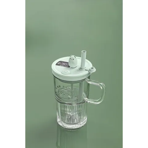 Ly Thủy Tinh Khuấy Trộn Tự Động 400ml - Dụng Cụ Pha Cà Phê, Sữa, Trà, Ngũ Cốc Tiện Lợi, Quà Tặng Ý Nghĩa