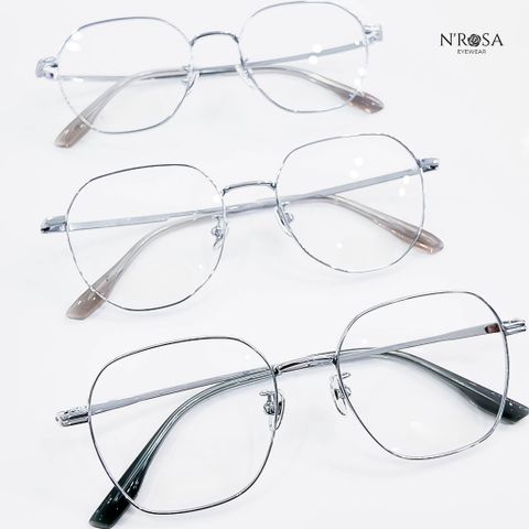 Gọng Kính Titanium Cận Cao Cấp Angel Eyes – Kim Loại Mảnh, Phom Oval Tối Giản, Siêu Nhẹ, Thời Trang Unisex, Phù Hợp Mọi Dáng Mặt