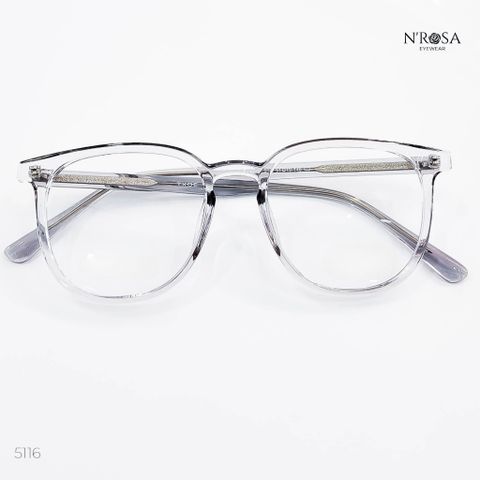 Gọng Kính Cận Unisex Vuông Cổ Điển N’ROSA 5100/5116 - Gọng Nhẹ Dễ Đeo, Thời Trang Học Sinh, Nhân Viên Văn Phòng, Chất Liệu Nhựa Cao Cấp