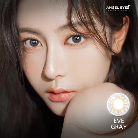 Combo lens mắt màu, nước ngâm lens và nhỏ mắt lens Angel Eyes có độ và không độ