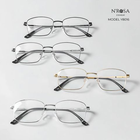 Gọng Kính Cận Unisex Angel Eyes Y8006/Y8009/Y8016 - Gọng Vuông Thời Trang Siêu Nhẹ, Dễ Phối Đồ, Hỗ Trợ Lắp Tròng Cận