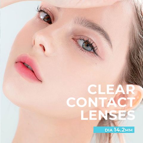 Kính áp tròng trong suốt cận thí N'Rosa Angel Eyes - Nano Silicone Hydrogel, độ 1-10, cho mắt thở khỏe mạnh, êm ái, dùng tối đa 12 giờ.