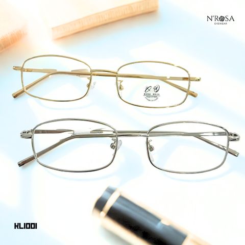 Gọng Kính Cận N’ROSA Unisex Đa Dạng Form (Vuông, Tròn, Chữ Nhật) - Kính Mắt Thời Trang Nhựa Kim Loại Cho Tất Cả Các Phong Cách