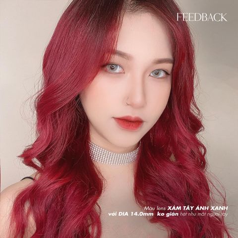 Kính áp tròng xám tây SOG Angel Eyes Hàn Quốc - Lens cô dâu tự nhiên, nhẹ nhàng, thời trang - Tặng khay gương khi mua 2 chiếc