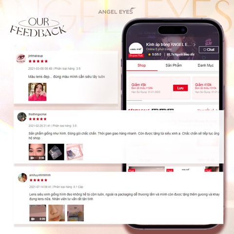 Kính áp tròng xám tây SOG Angel Eyes Hàn Quốc - Lens cô dâu tự nhiên, nhẹ nhàng, thời trang - Tặng khay gương khi mua 2 chiếc