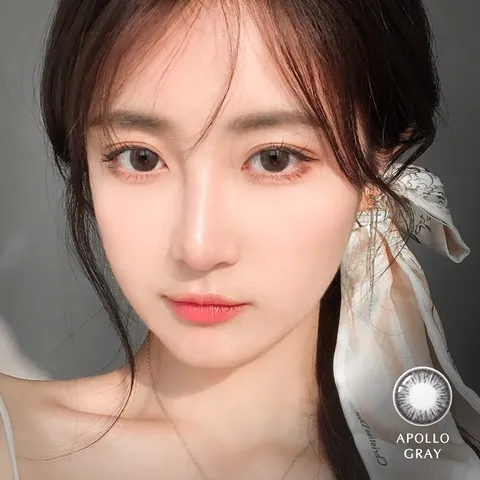 Lens xám Angel Eyes Apollo - Đường kính 14.2 - Không độ