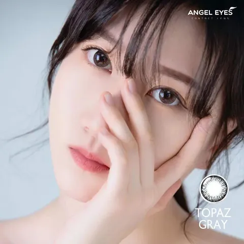 Lens xám tự nhiên và xám tây Angel Eyes không độ và có độ từ 0 - 6