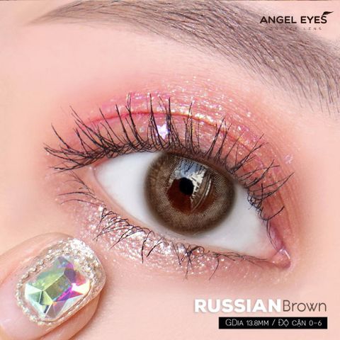 Kính áp tròng Angel Eyes RUSSIAN - Silicone Hydrogel - Đường kính 14.0 - Độ cận 0-6