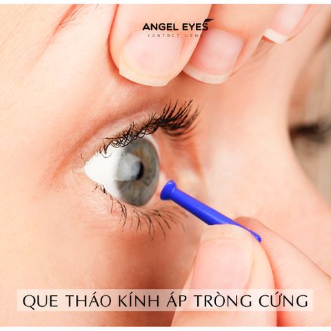 Que tháo kính áp tròng cứng Angel Eyes - Dụng cụ tháo lens tiện lợi, an toàn và vệ sinh cho mọi loại kính áp tròng cứng