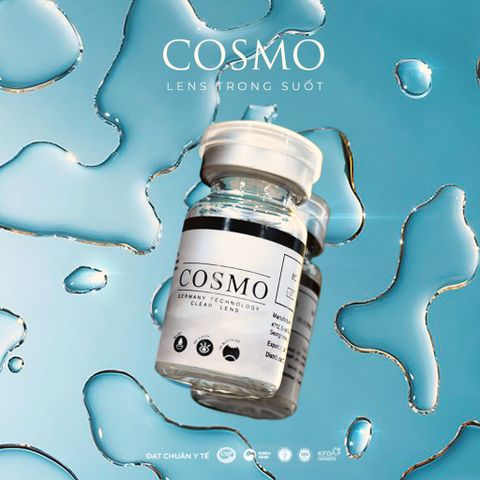 Kính Áp Tròng Cận Thị Angel Eyes Cosmo Trong Suốt Độ 0-15, Lens Cận Cao Cấp - Tự Tin Nhìn Thế Giới Rõ Ràng