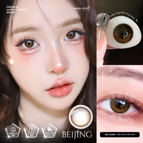 Bộ Sưu Tập Kính Áp Tròng Màu Không Độ Angel Eyes - PolyHema Chất Lượng Cao, Bảo Vệ UV, Thoải Mái 6-8 Giờ mỗi Ngày