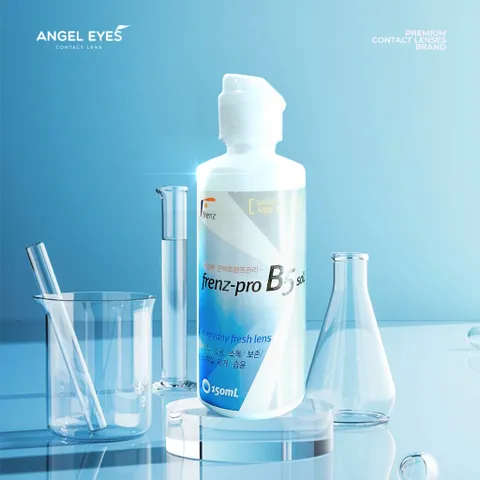 Dung dịch ngâm kính áp tròng Frenz Pro B5 150ml - Giải pháp bảo quản mắt hiện đại, làm sạch và ngăn ngừa khô mắt