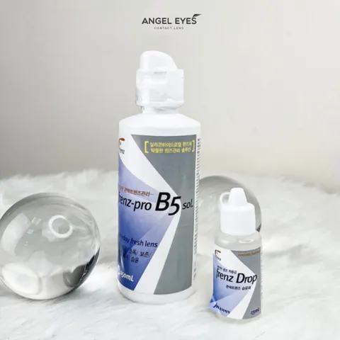 Dung dịch ngâm kính áp tròng Frenz Pro B5 150ml - Giải pháp bảo quản mắt hiện đại, làm sạch và ngăn ngừa khô mắt