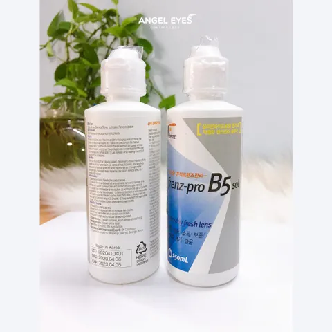 Dung dịch ngâm kính áp tròng Frenz Pro B5 150ml - Giải pháp bảo quản mắt hiện đại, làm sạch và ngăn ngừa khô mắt