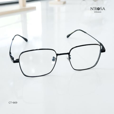 [Angel Eyes] High Quality Metal N’ROSA TITANIUM Eyeglass Frames - Luxurious, Trendy Style