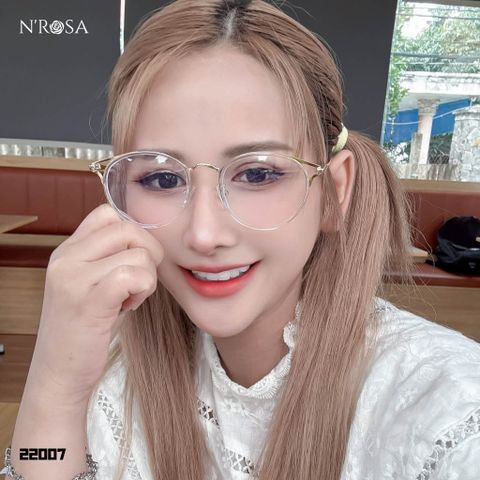 Kính Mắt N’ROSA 23065/11826 Cat Eye Sang Trọng - Khung Kim Loại và Nhựa Cao Cấp, Thiết Kế Thời Trang Nữ
