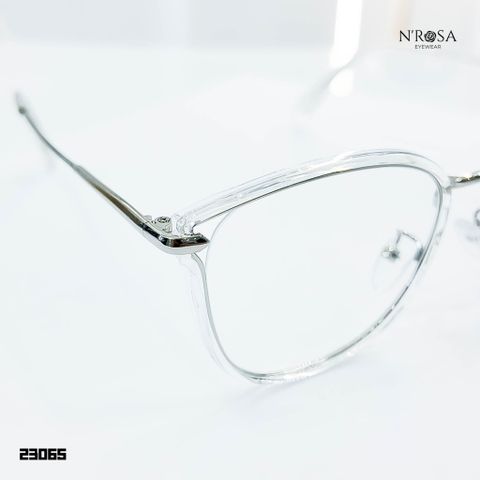 Kính Mắt N’ROSA 23065/11826 Cat Eye Sang Trọng - Khung Kim Loại và Nhựa Cao Cấp, Thiết Kế Thời Trang Nữ