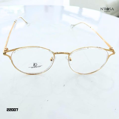 Kính Mắt N’ROSA 23065/11826 Cat Eye Sang Trọng - Khung Kim Loại và Nhựa Cao Cấp, Thiết Kế Thời Trang Nữ