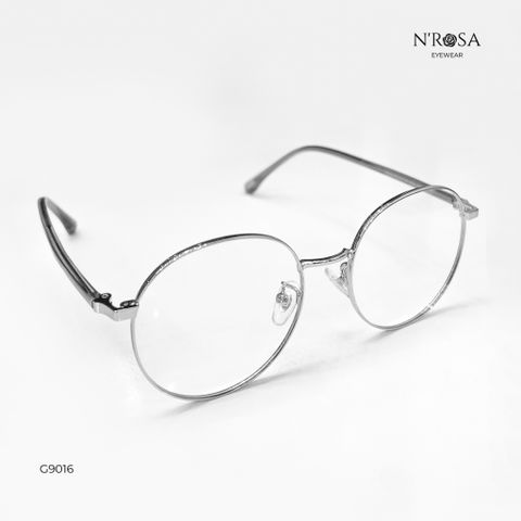 Kính Mắt N'Rosa Tròn Kim Loại Nhẹ - Kiểu Hàn Quốc - G9003, G9007, G9008, G9016 - Unisex, Thời Trang, Đa Màu Sắc