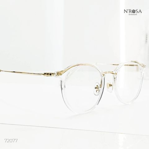Kính Mắt N'Rosa Unisex - Khung Nhẹ Hình Vuông, Thiết Kế Đơn Giản, Phù Hợp Nam Nữ, Dùng Kính Chống Nắng hoặc Lắp Thấu Kính
