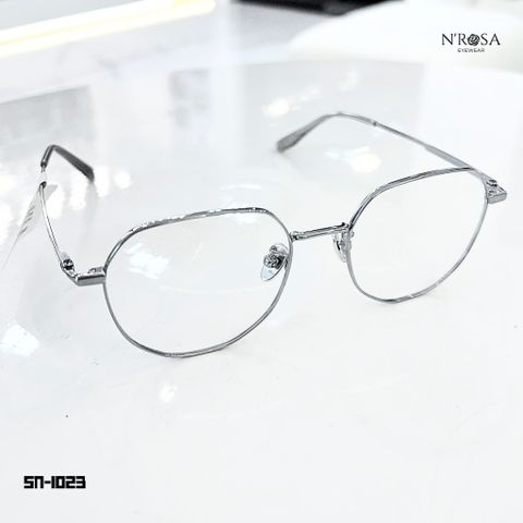 Kính mắt Titan Cao Cấp Angel Eyes - Khung Kim Loại Mỏng, Hình Oval Tối Giản, Siêu Nhẹ, Unisex Phong Cách Vintage