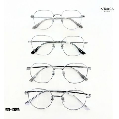 Kính mắt Titan Cao Cấp Angel Eyes - Khung Kim Loại Mỏng, Hình Oval Tối Giản, Siêu Nhẹ, Unisex Phong Cách Vintage