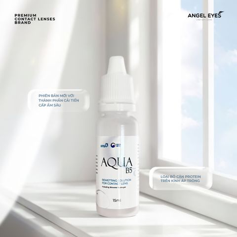 Nước Nhỏ Mắt Premium Aqua B5 15ML - Nhỏ Mắt Cho Đôi Mắt Nhạy Cảm, An Toàn và Khỏe Mạnh, Sản Phẩm Từ Angel Eyes