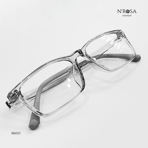 Kính Mắt N’ROSA - Khung Kính Nhẹ, Chống Gãy, Thiết Kế Vuông Unisex Thời Thượng - Thích Hợp Cho Mọi Outfit