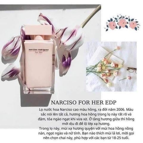 Bộ Nước Hoa Narciso Rodriguez 4 Món - Pure Musc EDP, Fleur EDP, EDP, EDT - Hương Thơm Sang Trọng, Quyến Rũ Cho Phụ Nữ