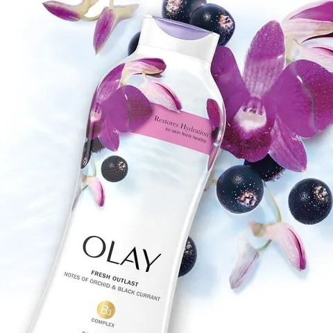 Sữa Tắm Dưỡng Trắng Da Olay Hoa Lan Ultra Moisture 650ml - Dưỡng ẩm, Làm sáng da với hương thơm nhẹ nhàng từ hoa lan