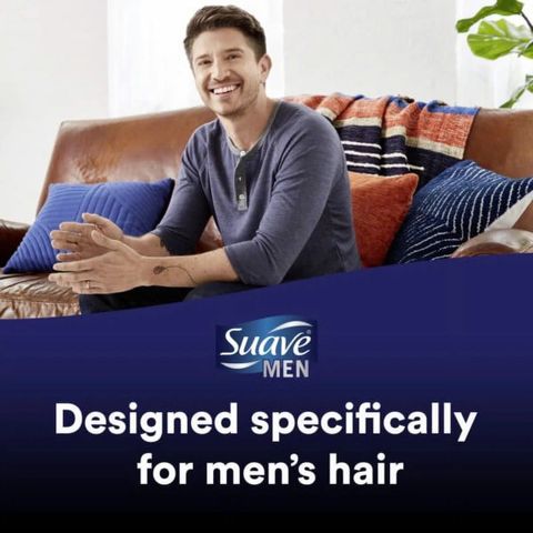 Dầu Tắm + Gội + Xả Suave Men 3in1 - Citrus Rush 1.18L, Sản Phẩm Chăm Sóc Da và Tóc Đa Năng, Hương Thơm Tươi Mát cho Nam Giới