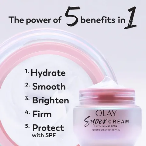 Kem dưỡng Olay ban ngày 5 in 1 dưỡng da Ban Ngày Super Cream With Sunscreen 50g