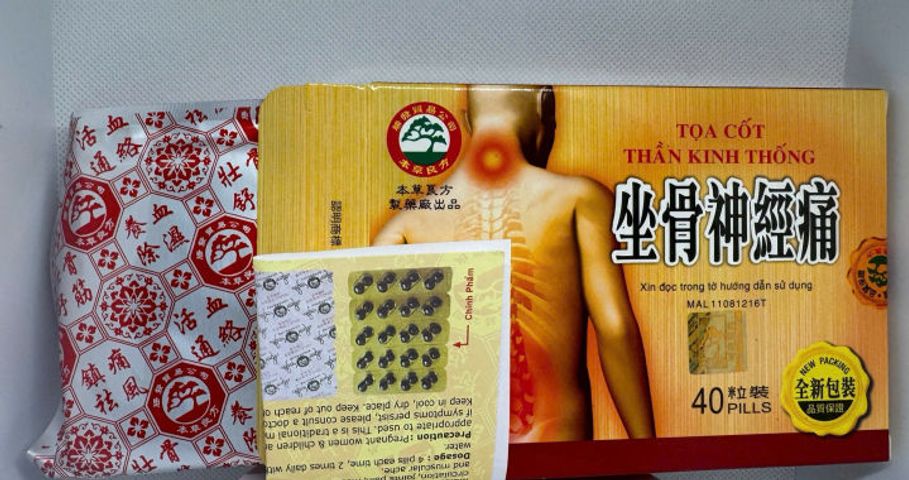 Viên Uống Hỗ Trợ Xương Khớp Toạ Cốt Thần Kinh - Giảm Đau Thần Kinh, Lưng, Chân - Hộp 40 Viên PUREHERB