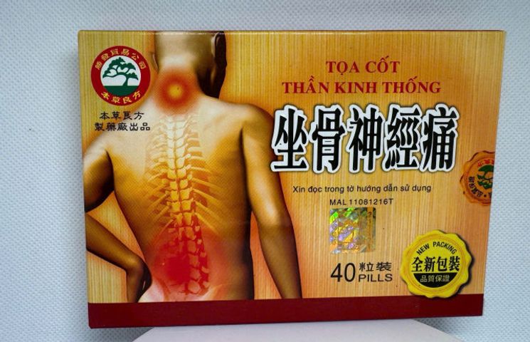 Viên Uống Hỗ Trợ Xương Khớp Toạ Cốt Thần Kinh - Giảm Đau Thần Kinh, Lưng, Chân - Hộp 40 Viên PUREHERB