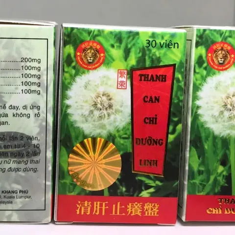 Viên Uống Hỗ Trợ Mát Gan Thanh Can Chỉ Dương Linh Malaysia - Giảm Ngứa Da, Giải Độc Gan, Hỗ Trợ Sức Khỏe (Hộp 30 Viên)