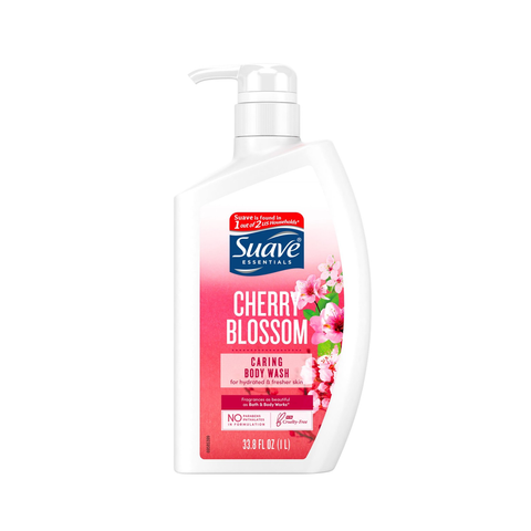 Sữa Tắm Suave Cherry Blossom 1000ml - Hương Thơm Dịu Nhẹ, Dưỡng Ẩm Da Mềm Mại, Sản Phẩm Chăm Sóc Cá Nhân Nổi Tiếng Từ Mỹ