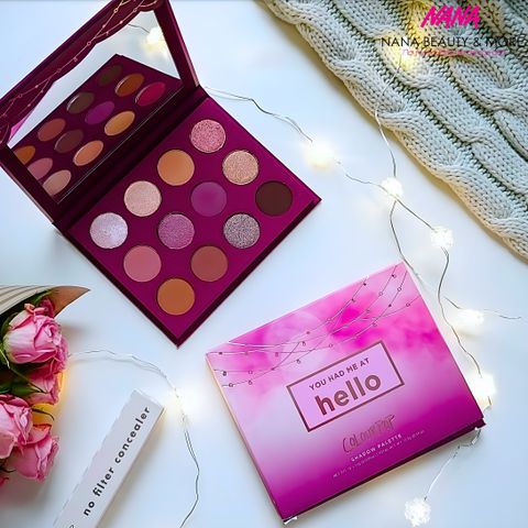 Bảng Mắt ColourPop You Had Me At Hello 13.2g - Palette Đa Năng Tone Hồng Tím, Phấn Mịn Dễ Tán, Xu Hướng Makeup Ngọt Ngào