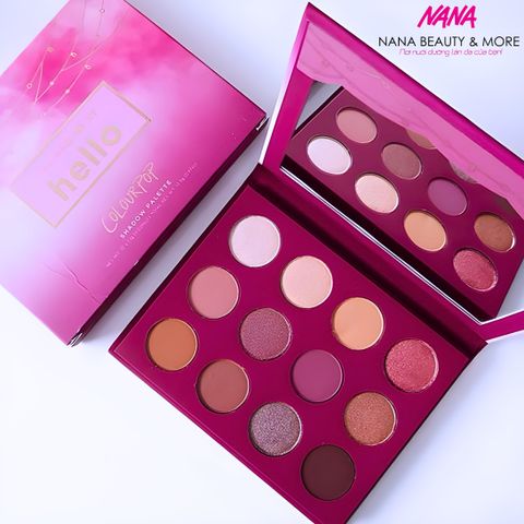Bảng Mắt ColourPop You Had Me At Hello 13.2g - Palette Đa Năng Tone Hồng Tím, Phấn Mịn Dễ Tán, Xu Hướng Makeup Ngọt Ngào
