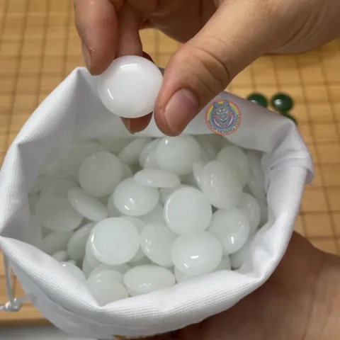 Bộ 361 Quân Cờ Vây Giả Ngọc - Bộ Cờ Trúc 19 Dòng Chất Liệu Bền Đẹp, Kèm Bàn Chơi Hai Mặt Thú Vị