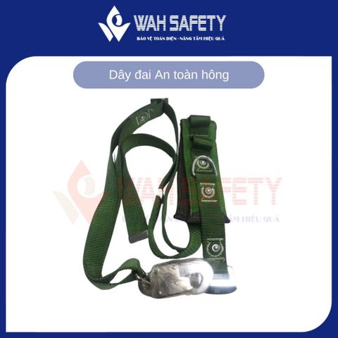 Dây Đai An Toàn Bảo Bình 1 Móc Nhỏ Màu Xanh - Dụng Cụ An Toàn Chuyên Nghiệp Cho Công Việc Trên Cao - Sức Chịu Lực 1400 Kg
