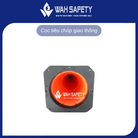 Cọc chóp giao thông nhựa dẻo 70cm - Cọc tiêu phản quang cảnh báo an toàn giao thông, công trình, sản xuất, trọng lượng 2.5kg