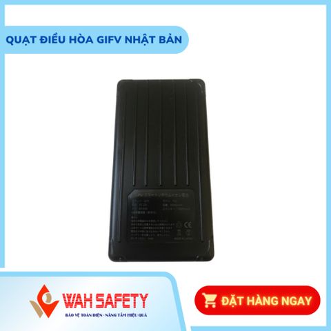 Quạt Điều Hòa GiFV 12V - Pin 50.000mAh, Chạy Liên Tục 14 Giờ, Tích Hợp Sạc USB Cho Điện Thoại, Quạt Cầm Tay Di Động