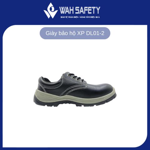Giày Bảo Hộ Lao Động XP DL01-2 - Chống Đâm Xuyên, Chống Trơn Trượt, Đế Chắc Chắn, Da Thật, An Toàn Cho Người Lao Động